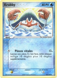 Krabby 54/100 - EX Gardiens de Cristal - Logo de la série - Pokémon JCC