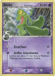 Arcko δ 68/100 - EX Gardiens de Cristal - Logo de la série - Pokémon JCC