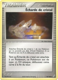 Écharde de cristal 76/100 - EX Gardiens de Cristal - Logo de la série - Pokémon JCC