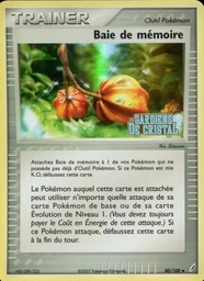 Baie de mémoire 80/100 - EX Gardiens de Cristal - Logo de la série - Pokémon JCC