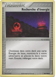 Recherche d'énergie 86/100 - EX Gardiens de Cristal - Logo de la série - Pokémon JCC