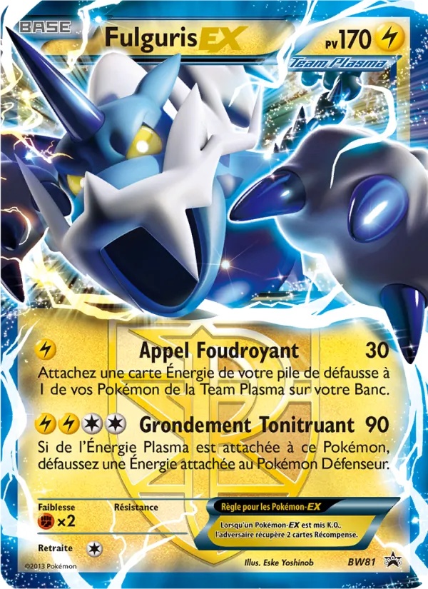 Fulguris ex BW81/101 - Promo BW - Pokémon JCC