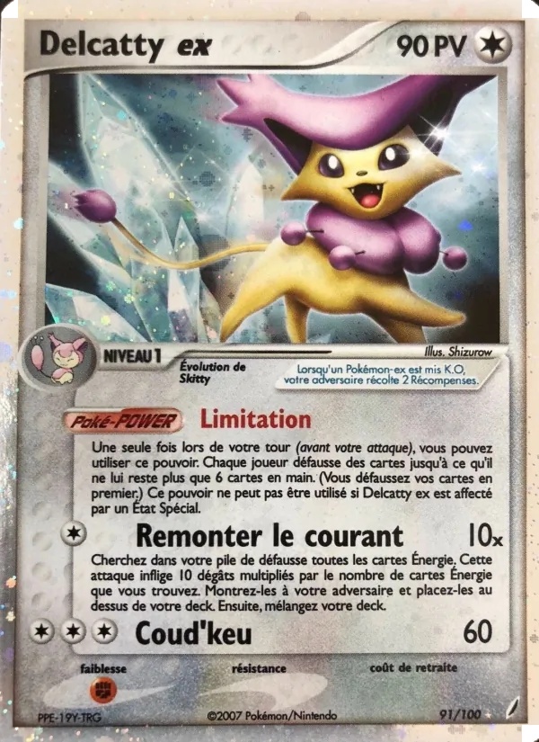 Delcatty ex 91/100 - EX Gardiens de Cristal - Holo - Pokémon JCC