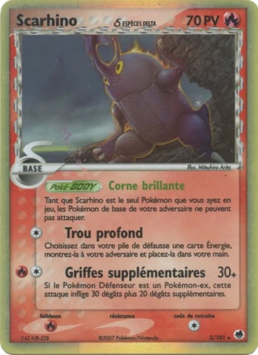 Scarhino δ 3/101 Holo