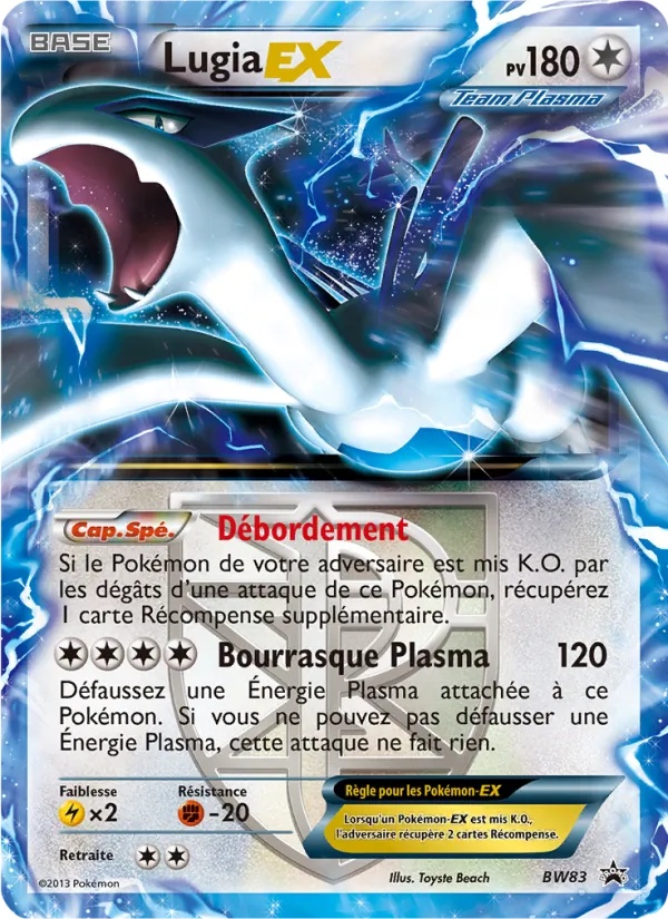 Lugia ex BW83/101 - Promo BW - Pokémon JCC