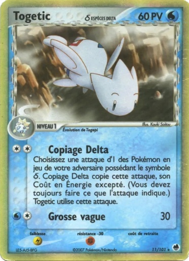Togetic δ 11/101 Holo Logo de la série