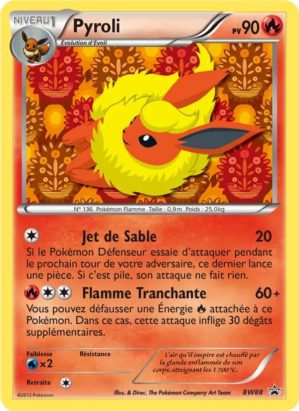 Pyroli BW88/101 - Promo BW - Pokémon JCC