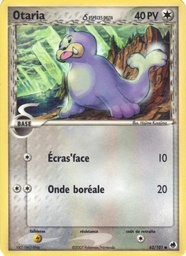 Otaria δ 62/101 - EX Île des Dragons - Logo de la série - Pokémon JCC