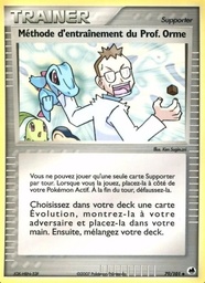 Méthode d'entraînement du Prof. Orme 79/101 - EX Île des Dragons - Programme Professeur - Pokémon JCC
