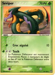 Séviper 23/108 - EX Gardiens du Pouvoir - Logo de la série - Pokémon JCC