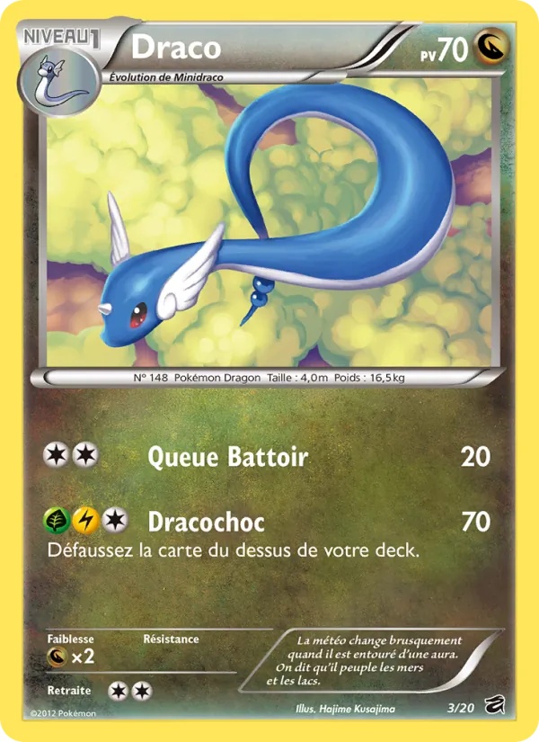 Draco 3/20 - Coffre des Dragons - Pokémon JCC