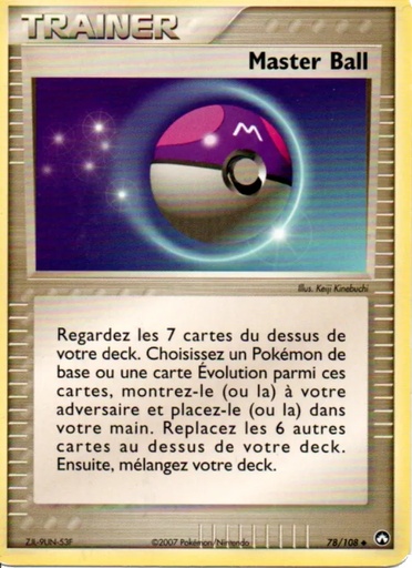 Master Ball 78/108 Logo de la série