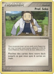 Prof. Seko 80/108 - EX Gardiens du Pouvoir - Logo de la série - Pokémon JCC