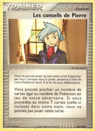 Les conseils de Pierre 83/108 - EX Gardiens du Pouvoir - akira-miyazaki - Pokémon JCC