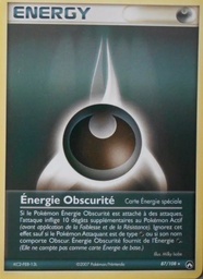 Énergie Obscurité 87/108 - EX Gardiens du Pouvoir - Logo de la série - Pokémon JCC