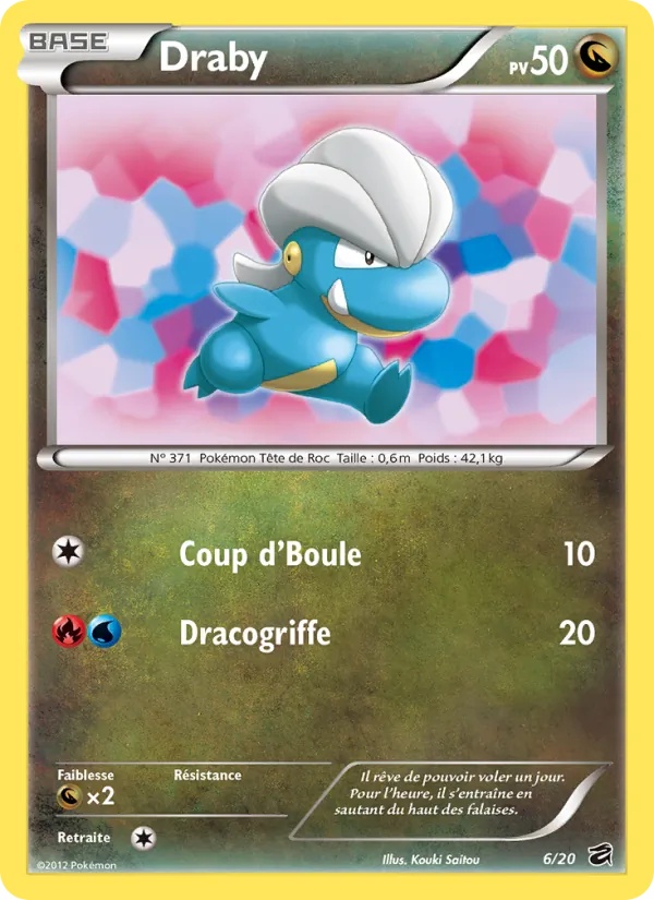 Draby 6/20 - Coffre des Dragons - Pokémon JCC