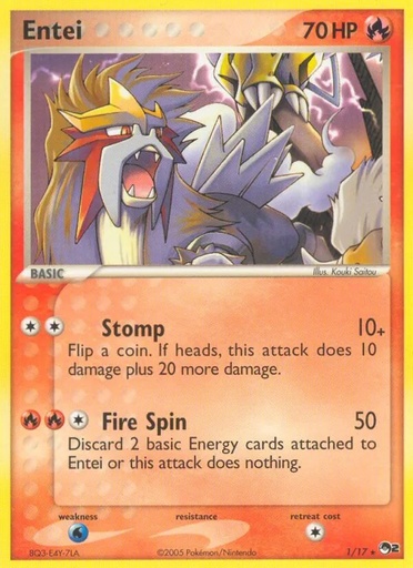 Entei 1/17 Holo