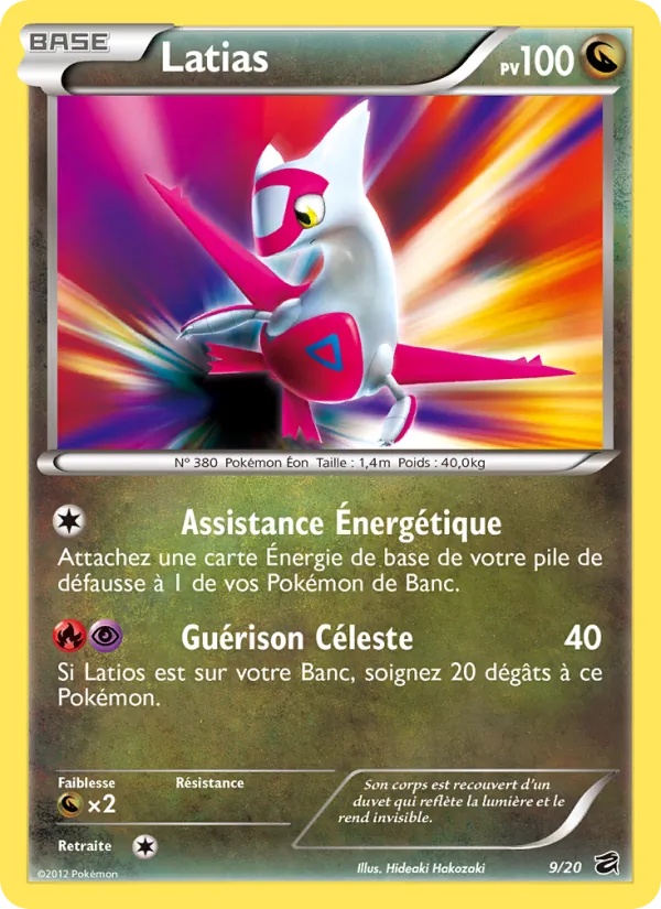Latias 9/20 - Coffre des Dragons - Pokémon JCC