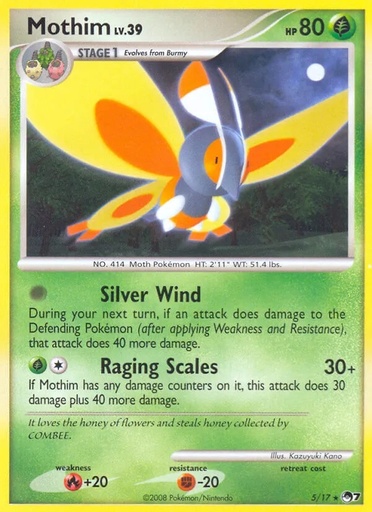 Mothim 5/17 Holo