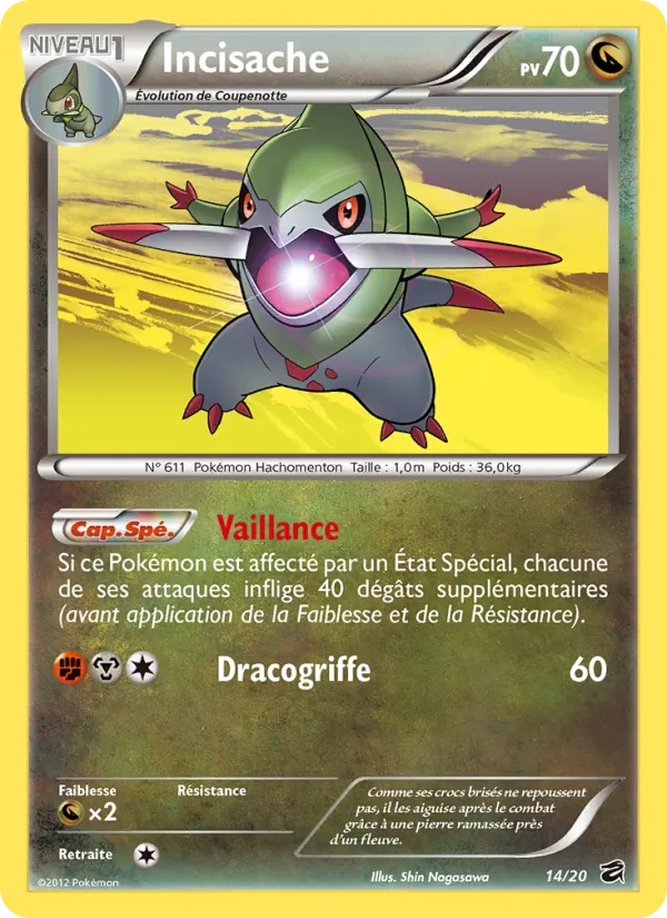 Incisache 14/20 - Coffre des Dragons - Pokémon JCC