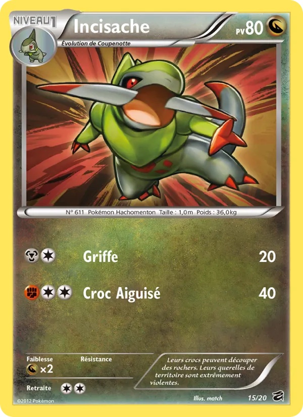 Incisache 15/20 - Coffre des Dragons - Pokémon JCC