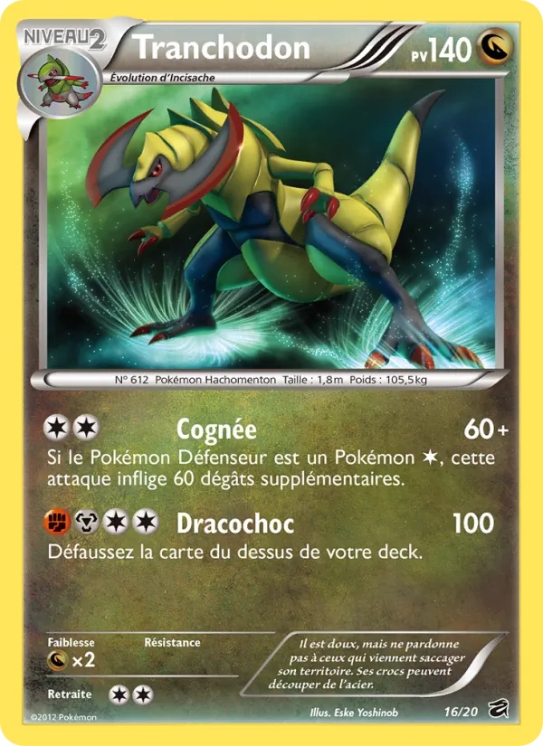Tranchodon 16/20 - Coffre des Dragons - Pokémon JCC