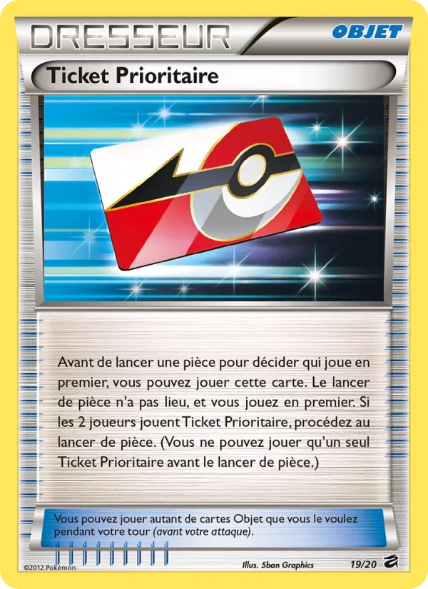 Ticket Prioritaire 19/20 - Coffre des Dragons - Pokémon JCC