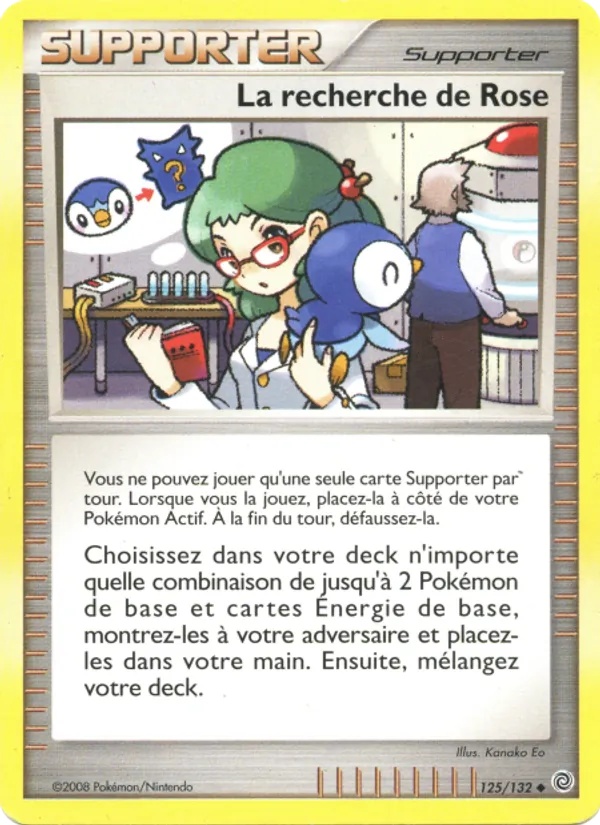 La recherche de Rose 125/132 - Merveilles Secrètes - yuka-furusawa - Pokémon JCC