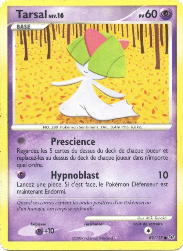 Tarsal 89/127 - Platine - Reverse - Pokémon JCC