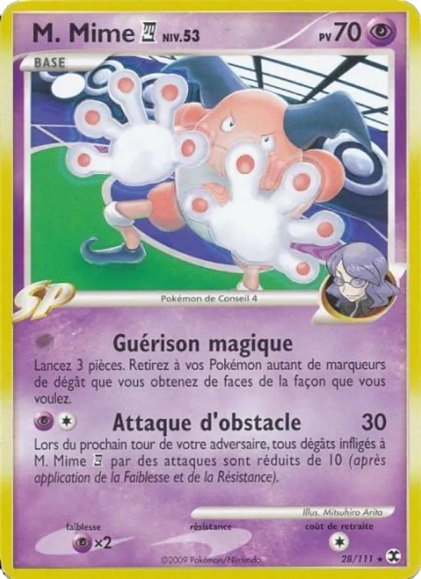 M. Mime 4 Niv. 28/111 - Rivaux Émergeants - Reverse - Pokémon JCC