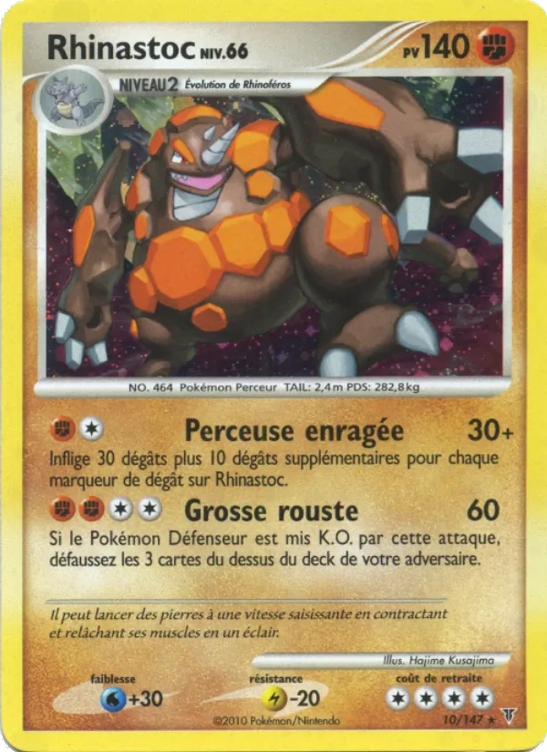 Rhinastoc 10/147 - Vainqueurs Suprêmes - Reverse - Pokémon JCC