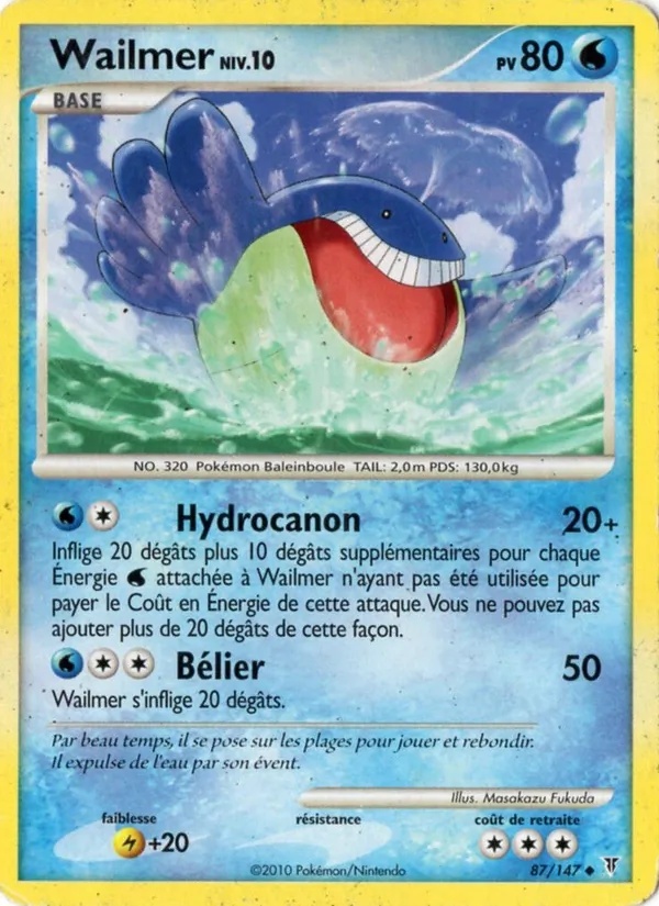 Wailmer 87/147 - Vainqueurs Suprêmes - Reverse - Pokémon JCC