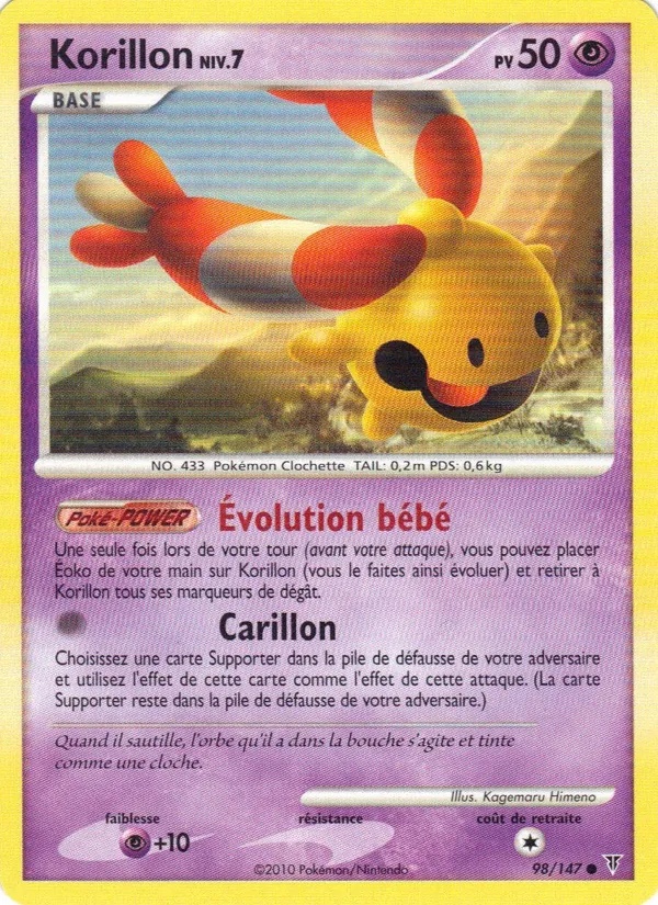 Korillon 98/147 - Vainqueurs Suprêmes - Reverse - Pokémon JCC