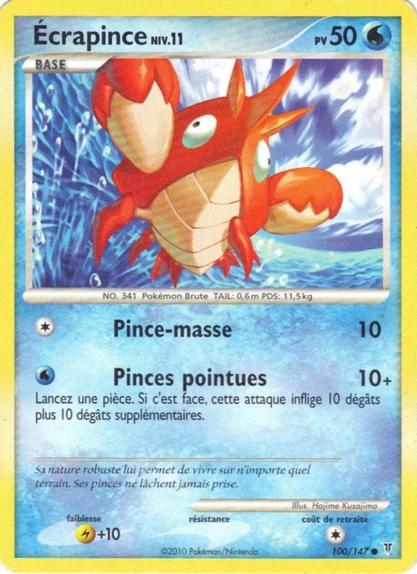 Écrapince 100/147 - Vainqueurs Suprêmes - Reverse - Pokémon JCC