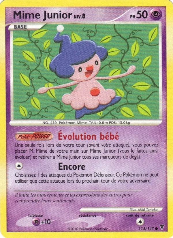 Mime Junior 115/147 - Vainqueurs Suprêmes - Reverse - Pokémon JCC