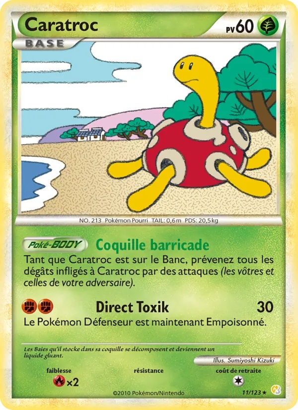 Caratroc 11/123 - HeartGold SoulSilver - Reverse - Pokémon JCC