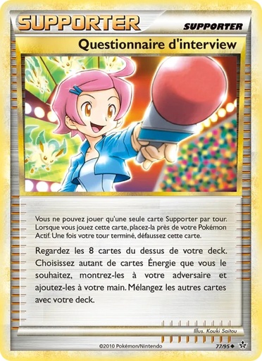 Questionnaire d’interview 77/95 Reverse