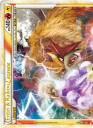 Entei & Raikou LÉGENDE (haut) 90/95 - Déchaînement - Holo - Pokémon JCC