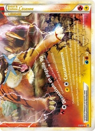 Entei & Raikou LÉGENDE (bas) 91/95 - Déchaînement - Holo - Pokémon JCC