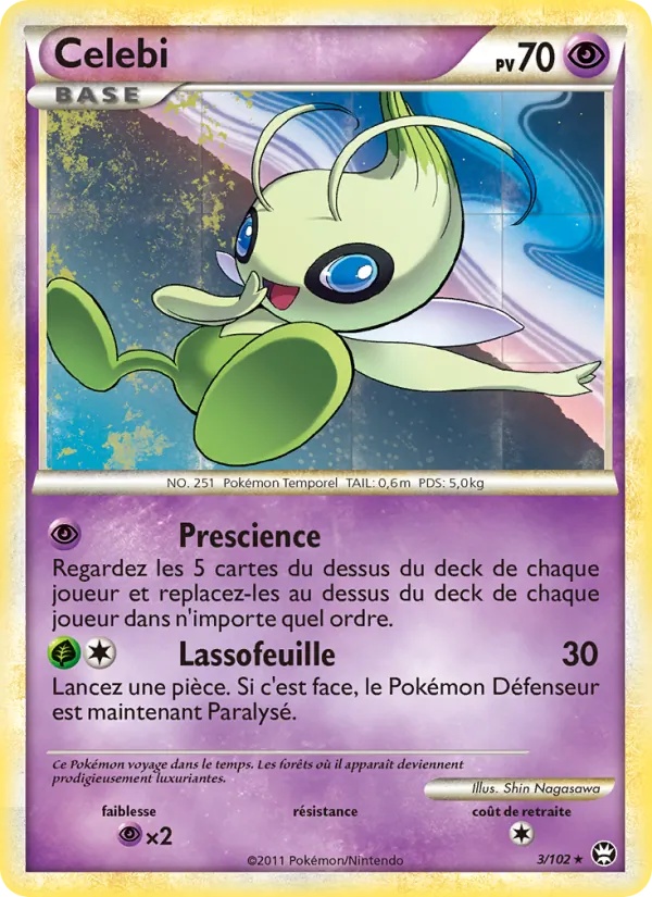 Celebi 3/102 - Triomphant - Holo - Pokémon JCC