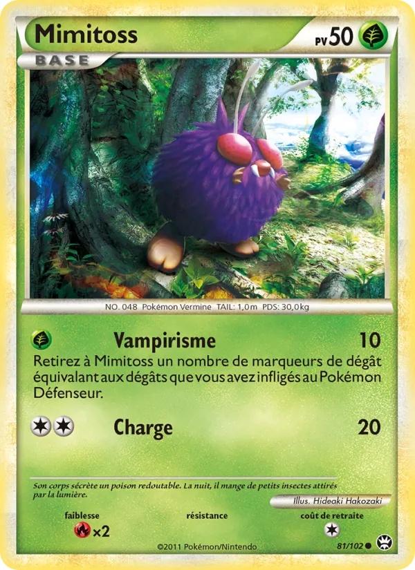 Mimitoss 81/102 - Triomphant - Reverse - Pokémon JCC
