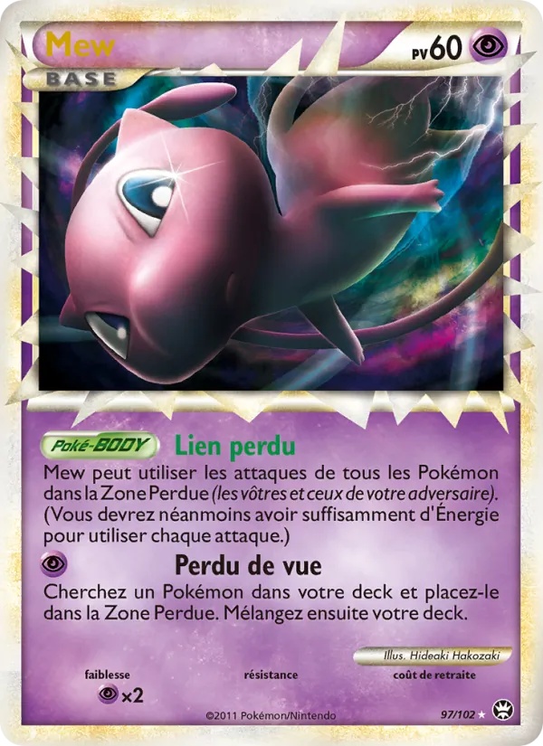 Mew 97/102 - Triomphant - Holo - Pokémon JCC