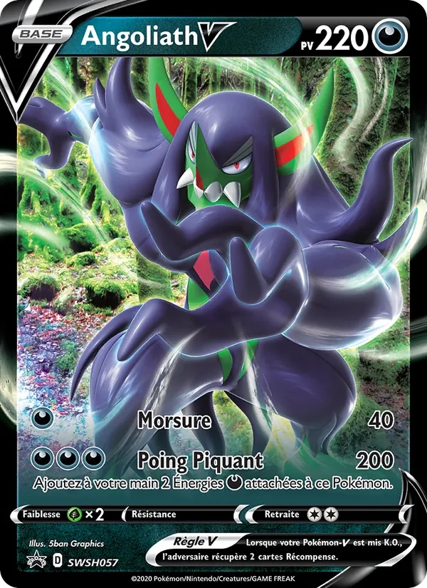 Angoliath V SWSH057/307 - Promo SWSH - Holo - Pokémon JCC