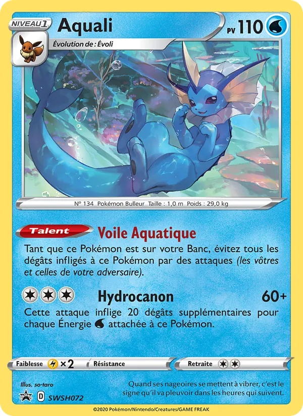 Aquali SWSH072/307 - Promo SWSH - Holo - Pokémon JCC