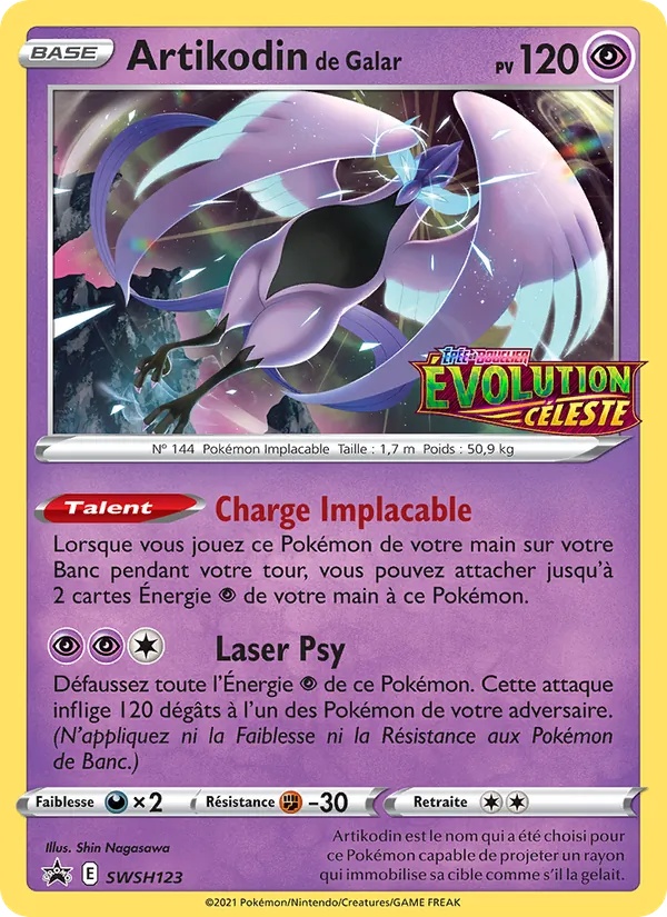 Artikodin de Galar SWSH123/307 - Promo SWSH - Holo - Pokémon JCC