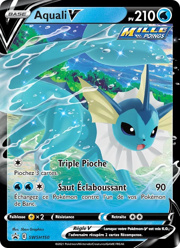 Aquali V SWSH150/307 - Promo SWSH - Holo - Pokémon JCC