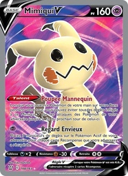 Mimiqui V 148/163 - Styles de combat - Holo - Pokémon JCC