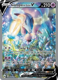 Galopa de Galar V 168/198 - Règne de Glace - Holo - Pokémon JCC