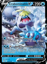Crabominable V 76/264 - Poing de Fusion - Holo - Pokémon JCC