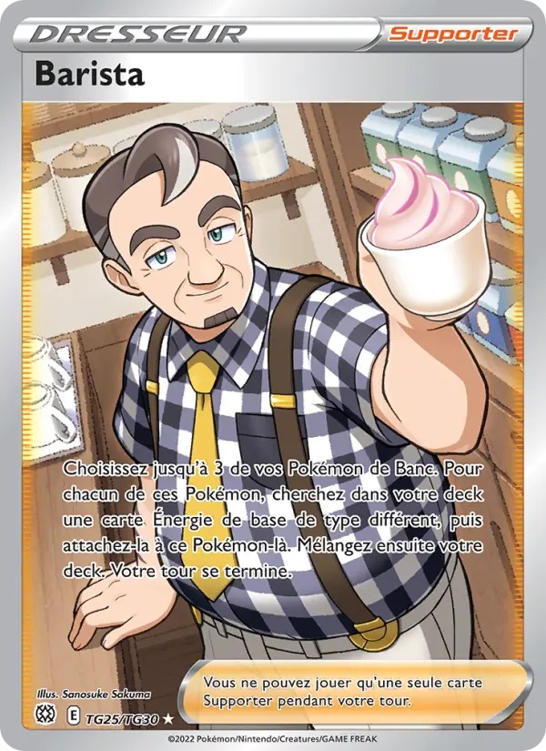 Barista TG25/172 - Stars Étincelantes - Holo - Pokémon JCC